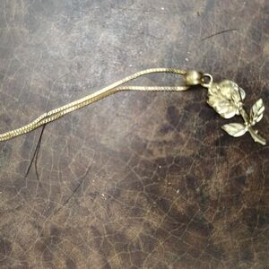 10k Gold Rose Pendant Necklace